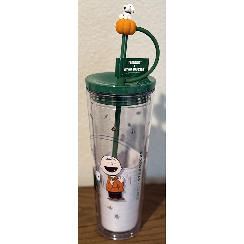 AUTHENTIC Peanuts + Starbucks Collection 24oz Plastic Cold Cup Fall 2026 NEW